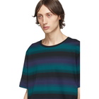 Missoni Purple and Black Striped T-Shirt