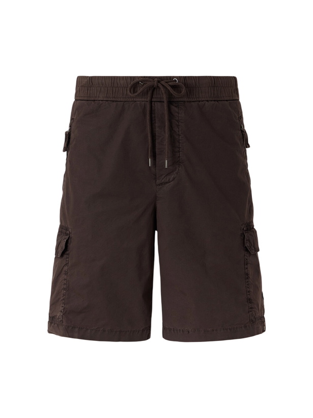 Photo: James Perse - Straight-Leg Stretch Cotton-Poplin Shorts - Brown