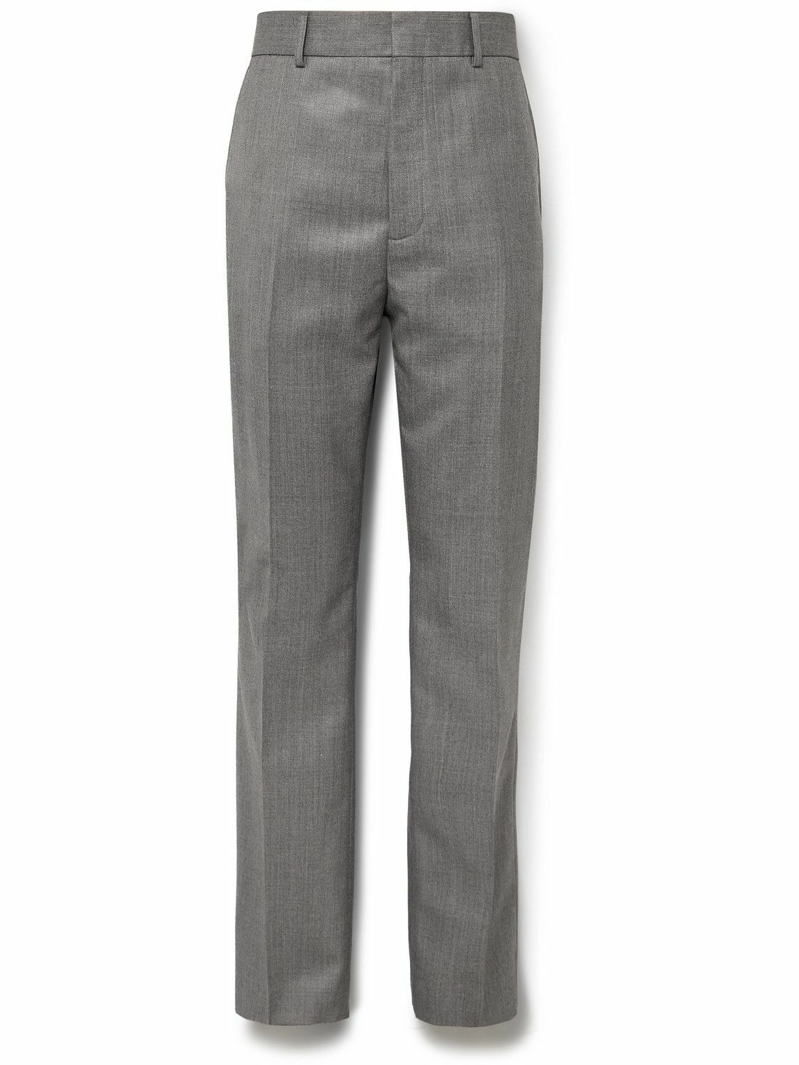 Acne Studios - Philly Slim-Fit Straight-Leg Woven Trousers - Gray Acne ...