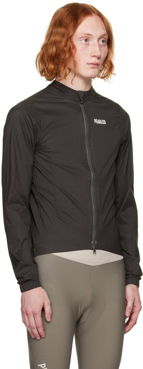 PEdALED Black Waterproof Jacket