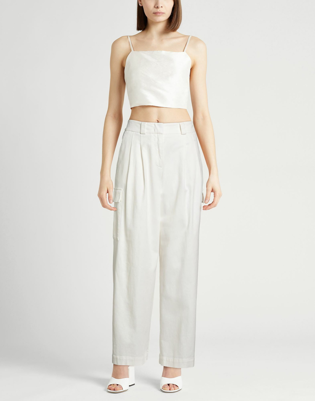 Peserico Womens Pants Ivory