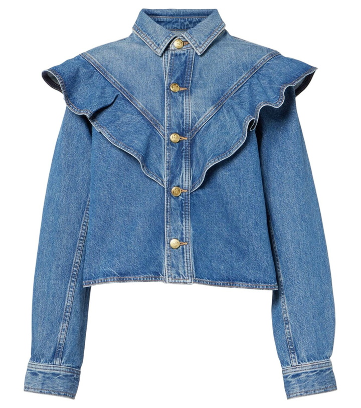 Photo: Ulla Johnson Mathilde denim shirt
