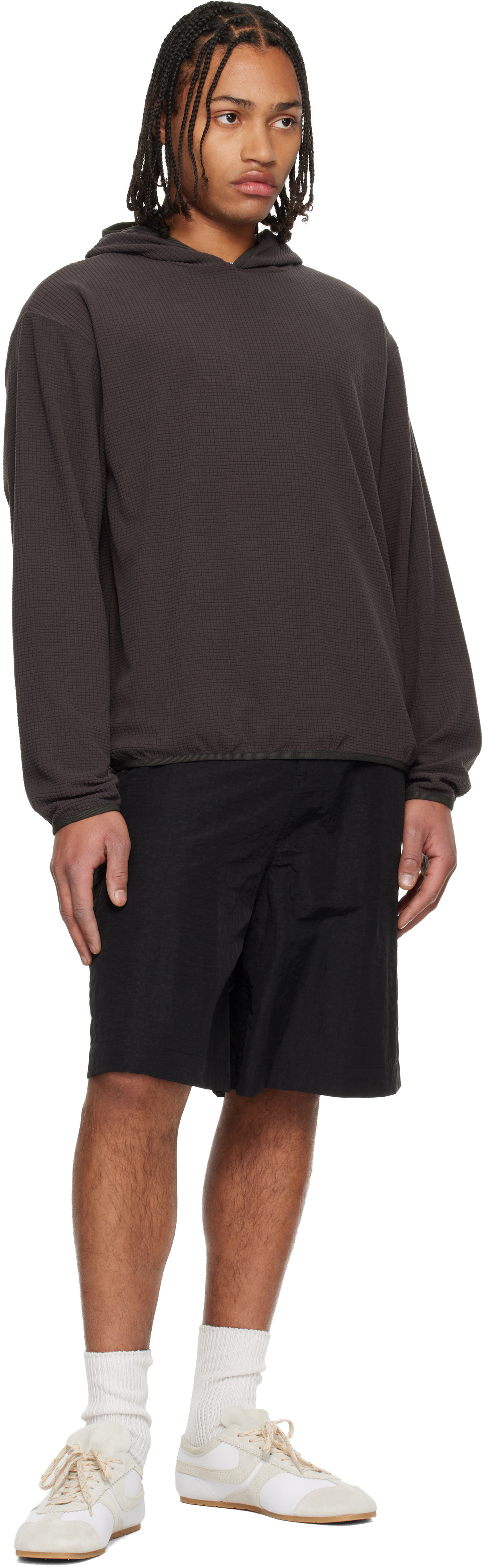 LE17SEPTEMBRE Black Adjustable Bermuda Shorts