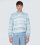 Amiri - Logo cotton and cashmere-blend sweater