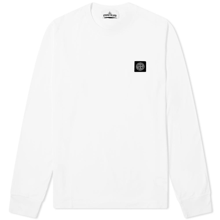 Photo: Stone Island Patch Long Sleeve Tee