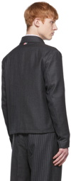 Thom Browne SSENSE Exclusive Grey Wool Jacket