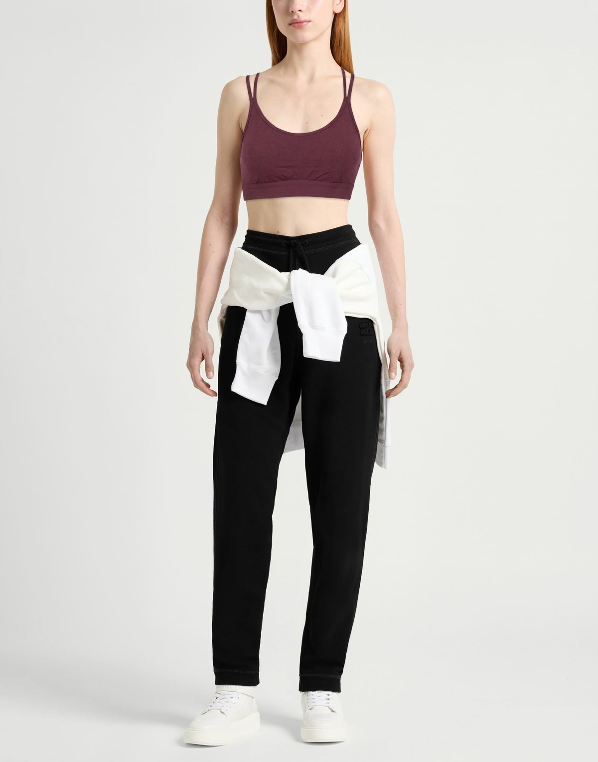 Tory Sport Womens Top Burgundy