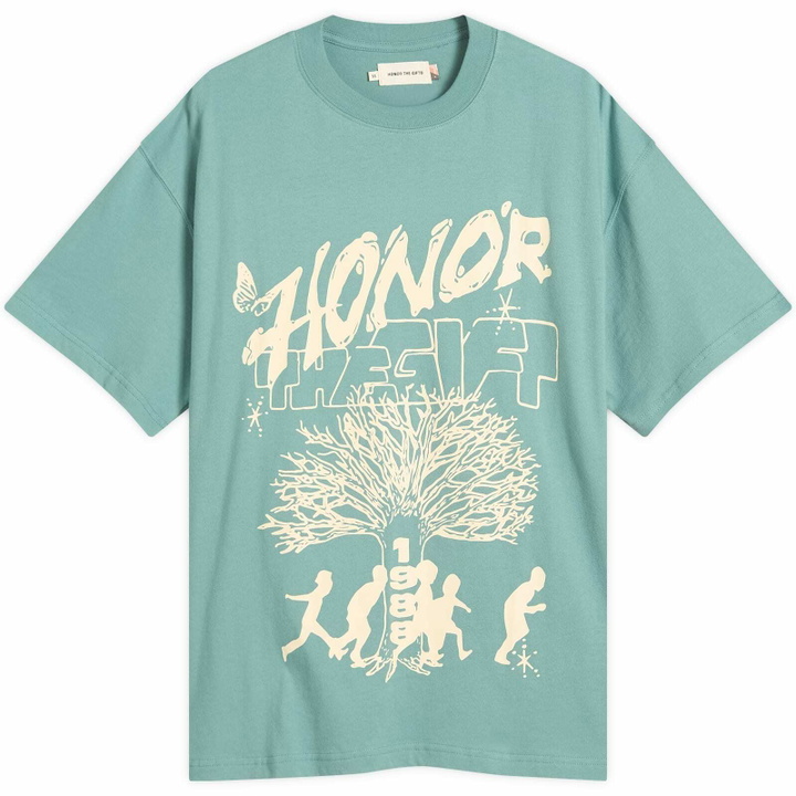 Photo: Honor the Gift Men's Family Tree T-Shirt in Green
