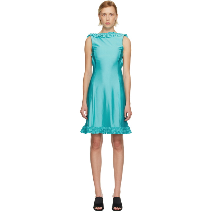 Photo: Sandy Liang Blue Prim Midi Dress