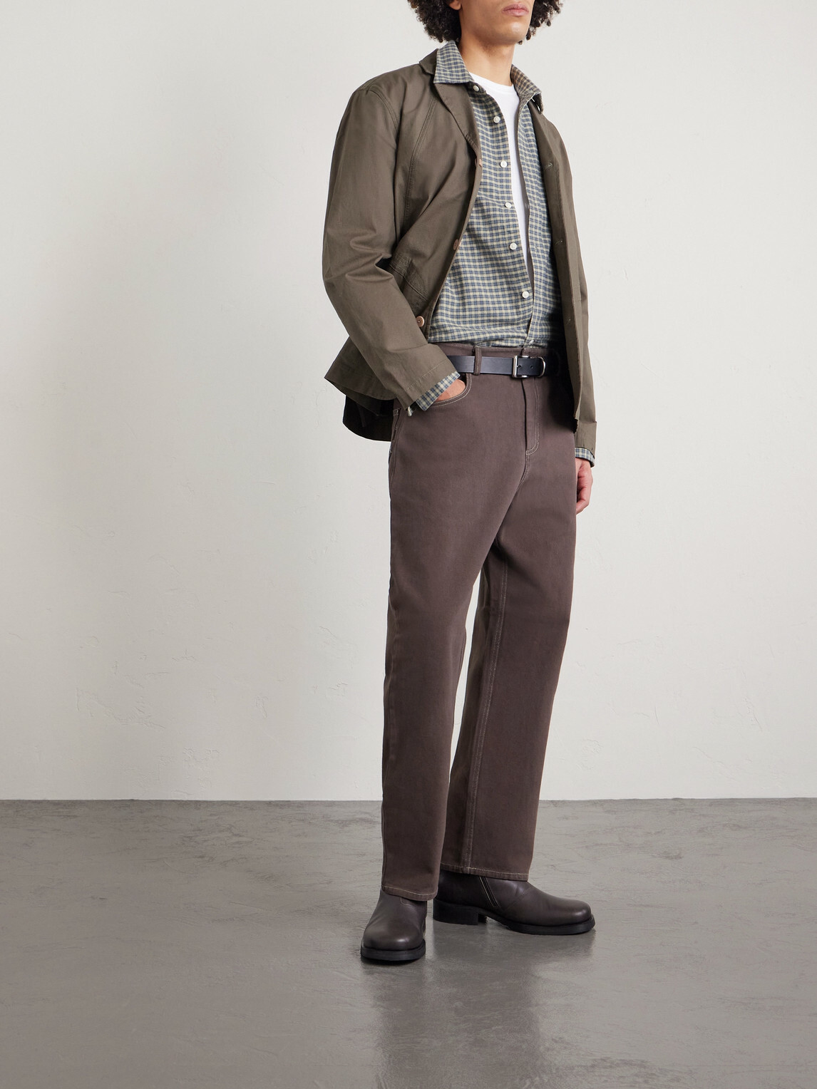 Folk - Barrel-Leg Jeans - Brown