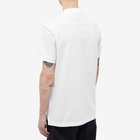 Burberry Men's Eddie TB Circle Logo Polo Shirt in White