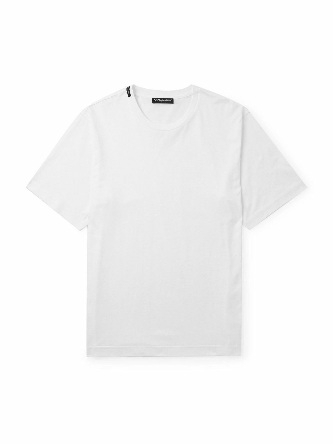 Dolce & Gabbana - Oversized Printed Cotton-Jersey T-Shirt