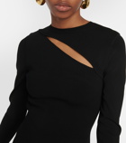 Victoria Beckham Asymmetric cutout top