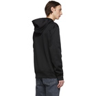 Helmut Lang Black Sport Stripe Hoodie