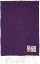 Acne Studios Purple Fringe Scarf