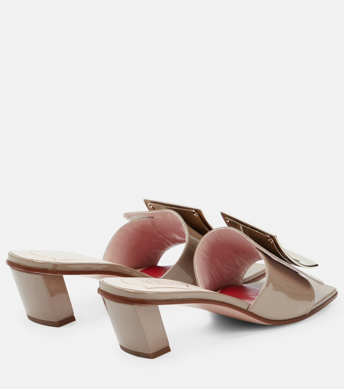 Roger Vivier Love Vivier patent leather sandals Roger Vivier