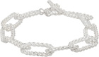 Bleue Burnham Silver Braided Link Bracelet