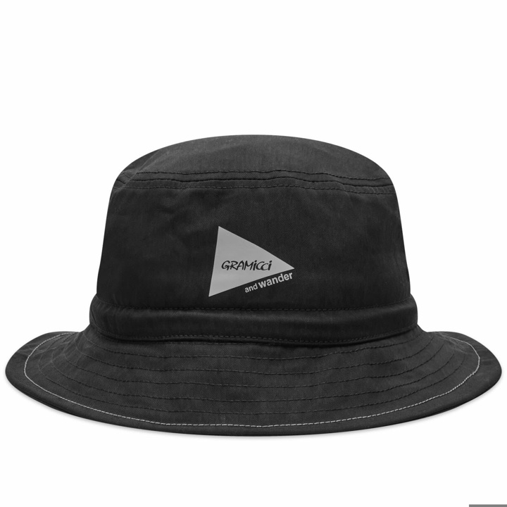 Photo: Gramicci Men's x And Wander Bucket Hat in Black