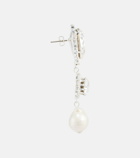 Magda Butrym - Crystal drop earrings with pearls