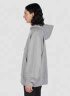 Acne Studios - Face Patch Hooded Sweatshirt in Grey