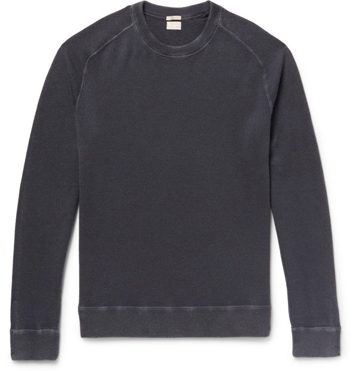 Photo: Massimo Alba - Garment-Dyed Cashmere Sweater - Men - Midnight blue