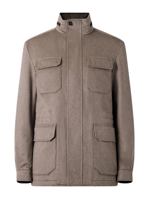 Photo: N.PEAL - Vale Cashmere Jacket - Brown