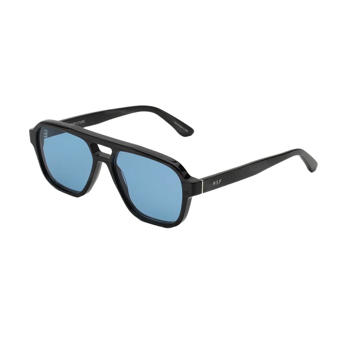 Retrosuperfuture Maneval Black Cat Azure Sunglasses
