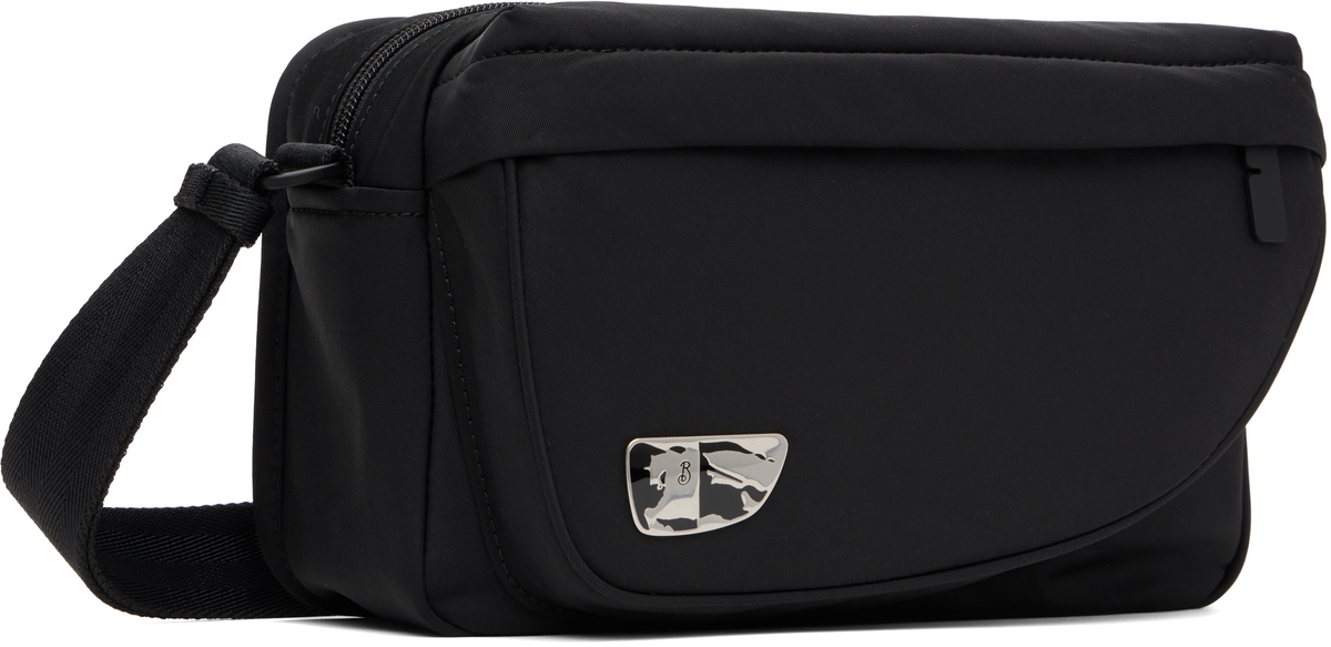 【BURBERRY】SHIELD CAMERA BAG Burberry Black Shield Camera Bag Burberry