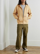 Carhartt WIP - Eldon Logo-Appliquéd Cotton-Blend Jersey Zip-Up Hoodie - Brown