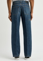 Helmut Lang Panelled Straight-leg Jeans Indigo
