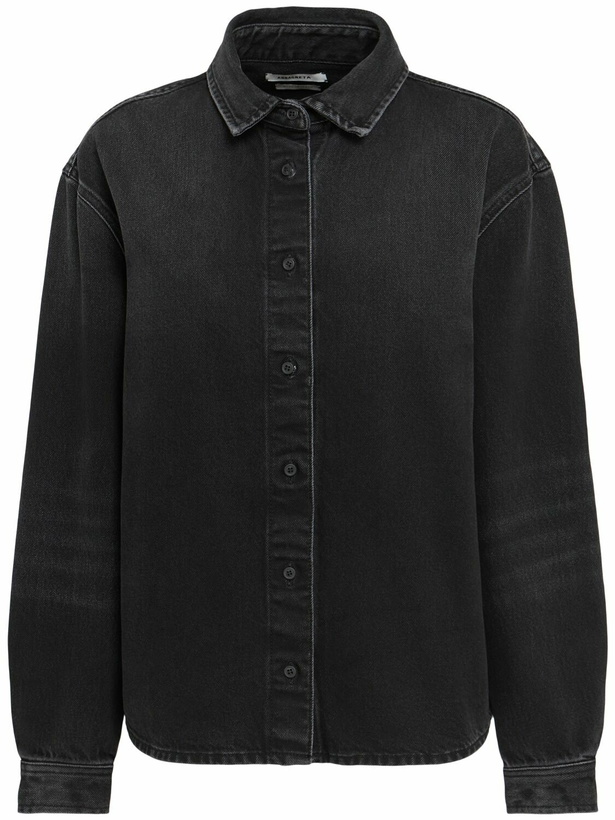 Photo: ANNAGRETA Luce Black Wash Denim Shirt