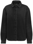 ANNAGRETA Luce Black Wash Denim Shirt