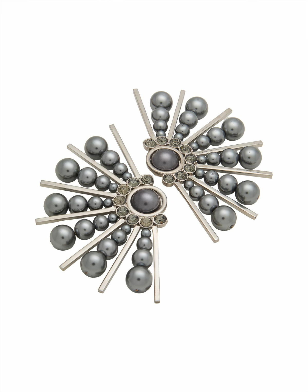 Alberta Ferretti Womens Earrings in Grey