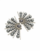 Alberta Ferretti Womens Earrings in Grey