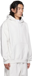 Nike White Solo Swoosh Hoodie