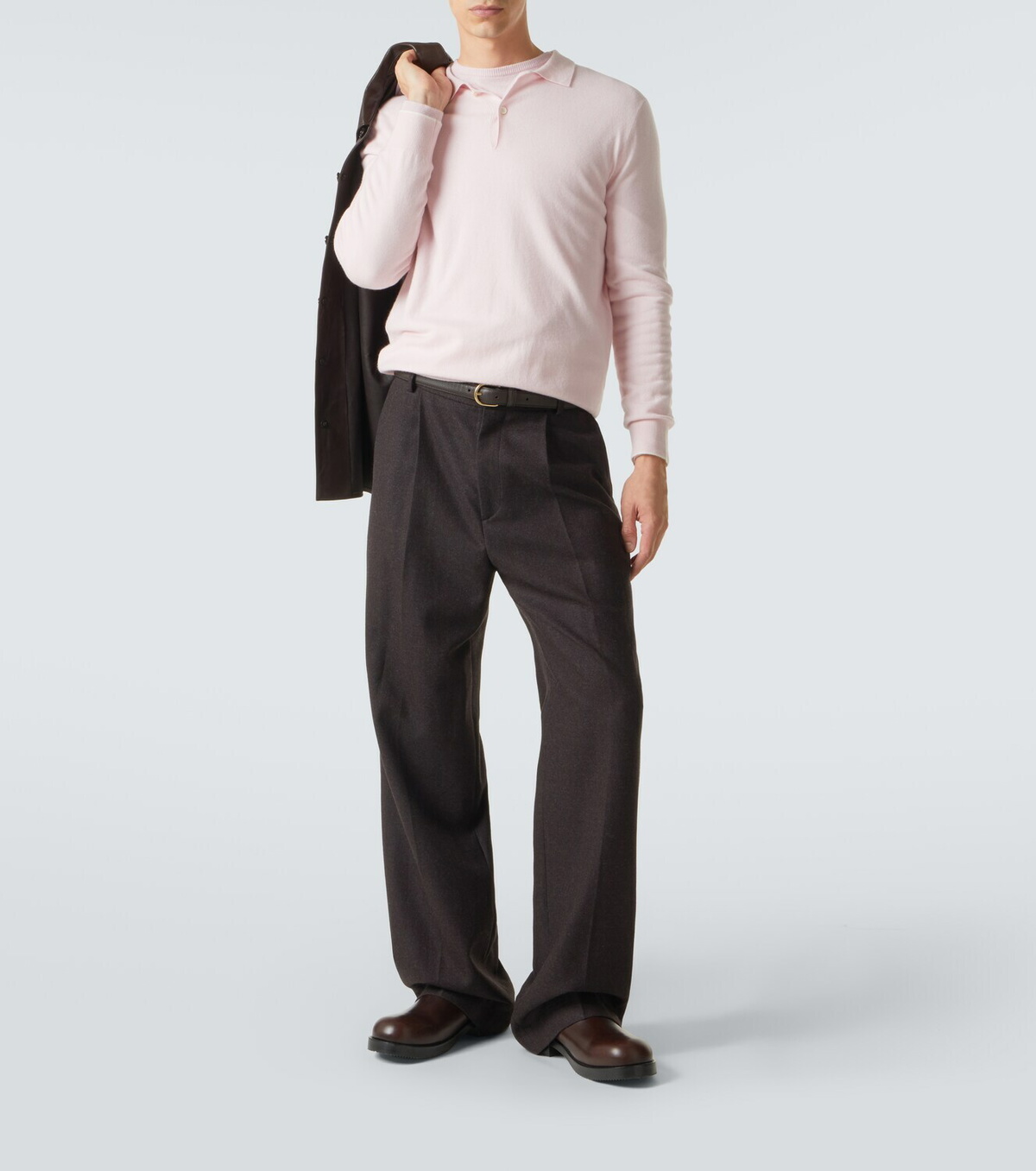 Arch4 Cashmere polo sweater