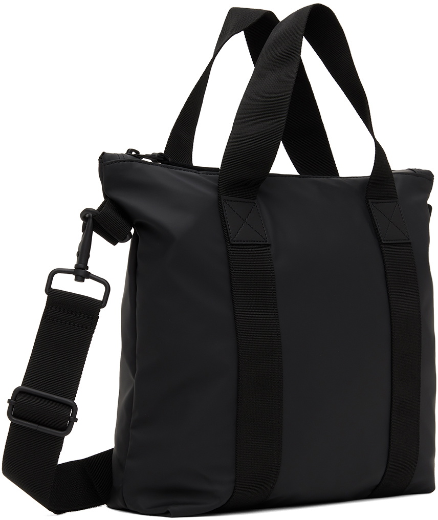 RAINS Black Mini Tote