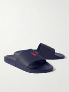 Polo Ralph Lauren - Logo-Embossed Rubber Slides - Blue