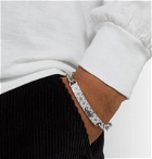 MAPLE - Bandana Sterling Silver ID Bracelet - Silver