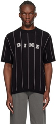 Dime Black Striped T-Shirt