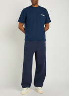Cole Buxton Logo-print Cotton T-shirt Navy