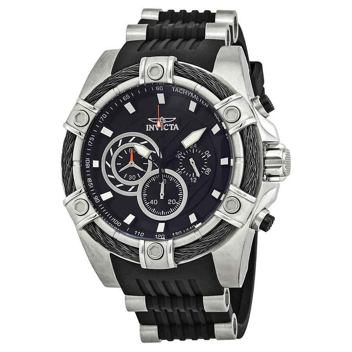 Photo: Invicta Bolt Chronograph Black Dial Mens Watch 25523