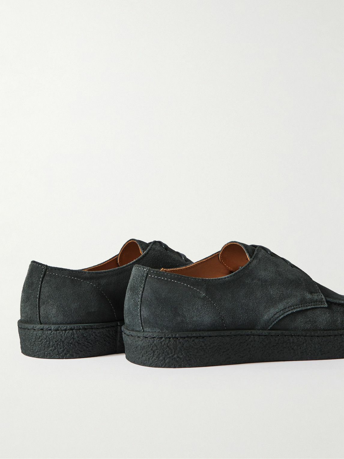 Mr Porter Larry Regenerated Evolo Suede Derby  Men’s Shoes Mr. P Gray 11 Mr P. - Larry Regenerated Suede by evolo® Derby Shoes - Gray  main image 4