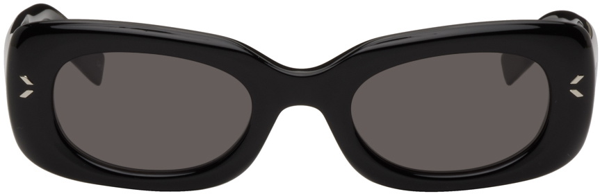 MCQ Black Rectangular Sunglasses McQ Alexander McQueen