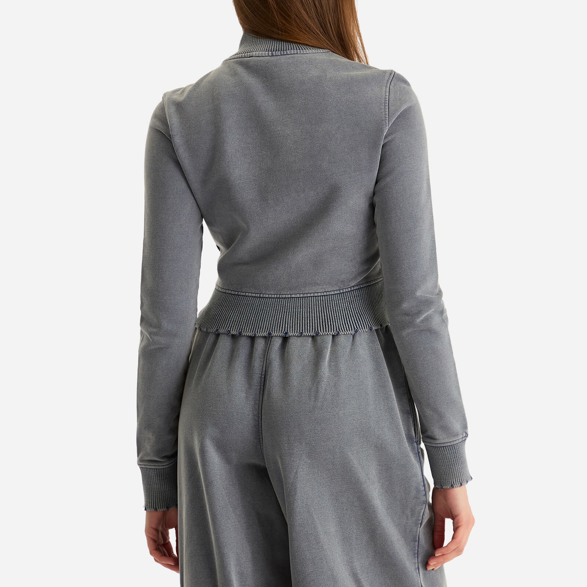 Daily Paper Women's Fitted Sweatshirt in Wet Weather