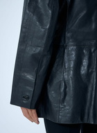 Alexander Wang Leather Single-Breasted Blazer