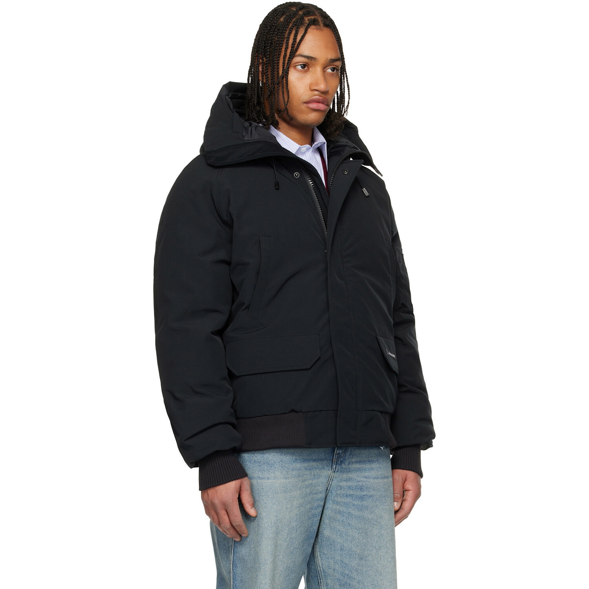 Canada Goose Black Chilliwack Bomber Down Jacket