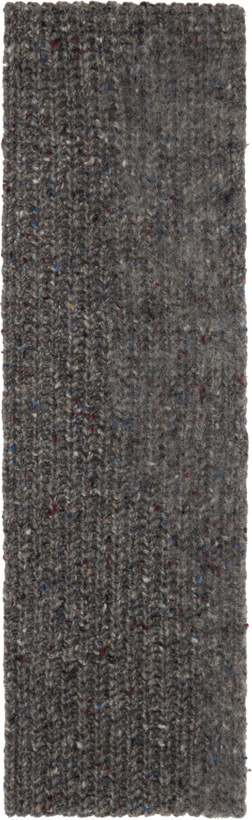 Photo: Maison Margiela Gray Virgin Wool Scarf