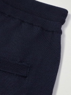 Dolce&Gabbana - Logo-Appliquèd Wool Sweatpants - Blue
