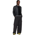 Moncler Black Rigel Short Down Jacket
